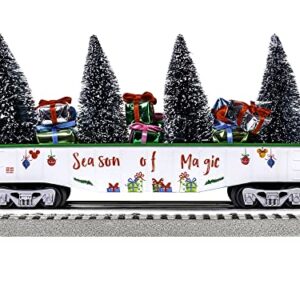 Lionel Disney Christmas LionChief 0-8-0 Set with Bluetooth Capability, Electric O Gauge Model Train Set with Remote 0.5 Liters