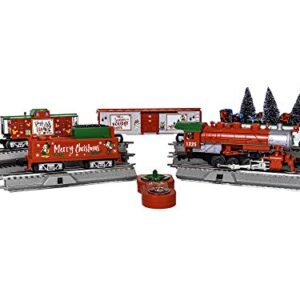 Lionel Disney Christmas LionChief 0-8-0 Set with Bluetooth Capability, Electric O Gauge Model Train Set with Remote 0.5 Liters