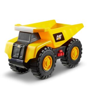 CAT Construction Toys, Cat Construction Tough Machines Toy Dump Truck, 10" w/Realistic Lights & Sounds, Rumbling Action, Movable Parts & Sturdy Plastic Construction