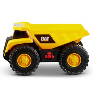 CAT Construction Toys, Cat Construction Tough Machines Toy Dump Truck, 10" w/Realistic Lights & Sounds, Rumbling Action, Movable Parts & Sturdy Plastic Construction