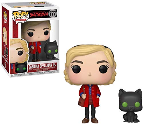 Funko POP The Chilling Adventures of Sabrina - Sabrina Spellman with Salem Pop! Vinyl Figure (Includes Compatible Pop Box Protector Case)