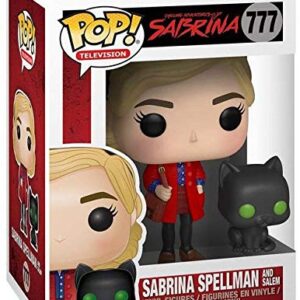 Funko POP The Chilling Adventures of Sabrina - Sabrina Spellman with Salem Pop! Vinyl Figure (Includes Compatible Pop Box Protector Case)