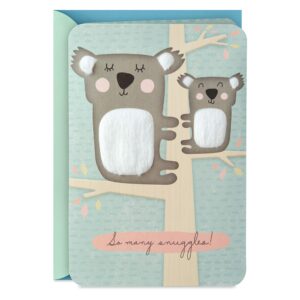 hallmark baby shower card for new parents (koalas, so many snuggles) welcome new baby, congratulations, gender reveal