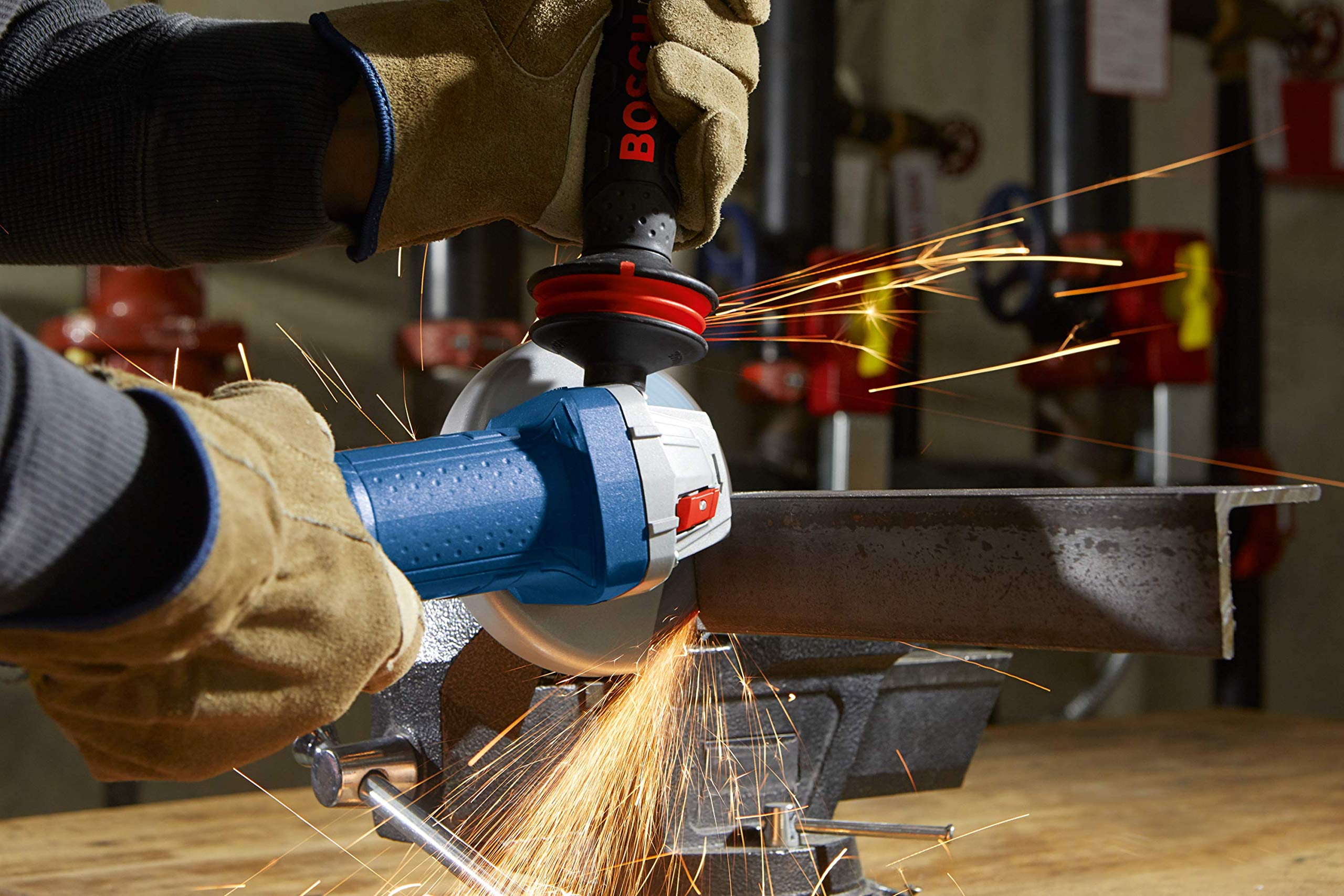 BOSCH GWS10-45PE 4-1/2 In. Angle Grinder with Paddle Switch