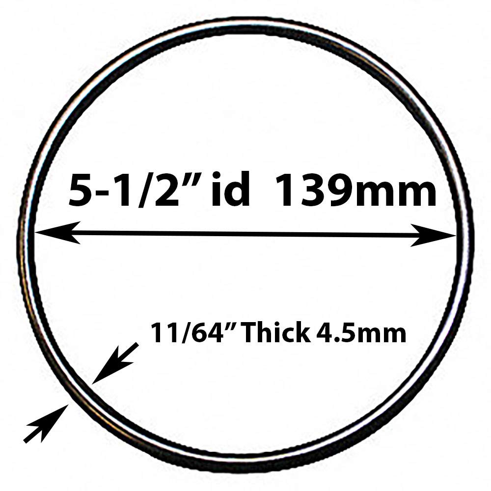 Kinetic Wares HHRING Fits GXWH40L, GNWH38S, GXWH30C, GXWH35F, GNWH38F (6 Pack) with Dow Molykote 111 O-Ring Lubricant and Scratch Free O-Ring Pick Tool