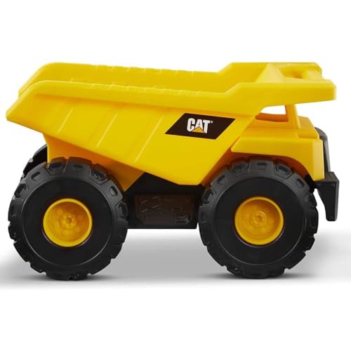 CAT Construction Toys, CAT Dump Truck Toy Construction Vehicle – 10" Plastic Action Vehicle with Articulated Buckets for Indoor & Outdoor Play. Ages 3+