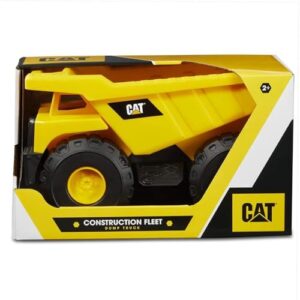 CAT Construction Toys, CAT Dump Truck Toy Construction Vehicle – 10" Plastic Action Vehicle with Articulated Buckets for Indoor & Outdoor Play. Ages 3+