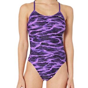 TYR Lambent Cutoutfit, Purple, 40