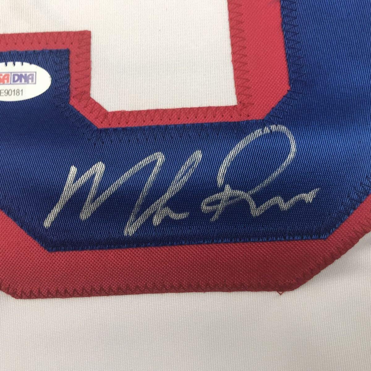 Autographed/Signed Mike Richter New York White Hockey Jersey PSA/DNA COA