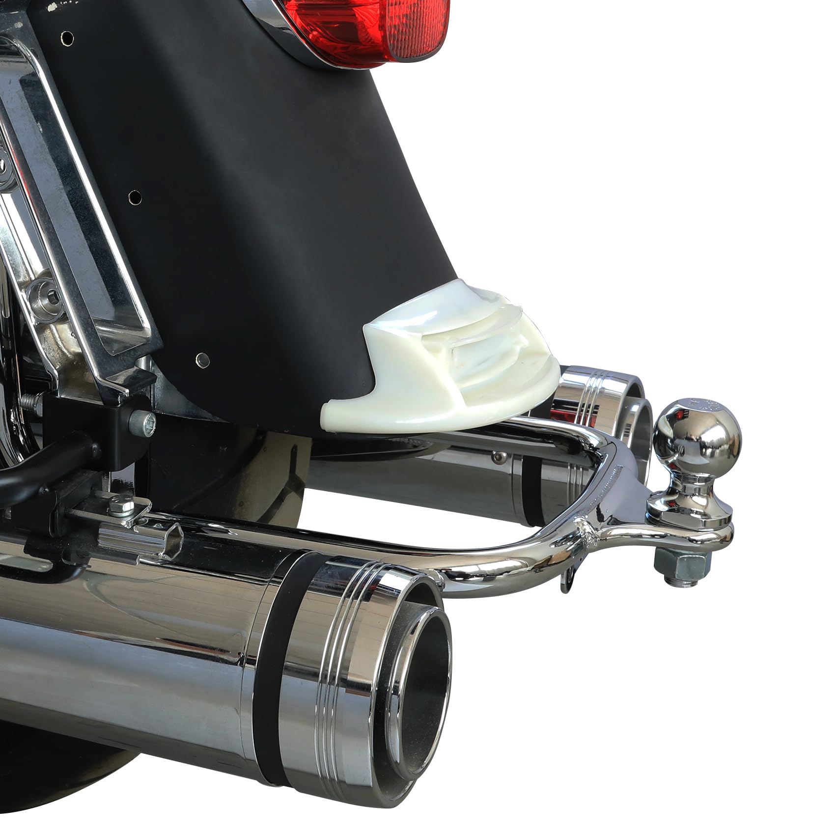 TCT-MOTORPARTS Chrome Trailer Hitch Tow Receiver Fit for Harley Road King Electra Glide 2009-2013; Street Glide Special FLHXS 2009-2023; Ultra Limited FLHTK 2010–2013