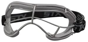 stx lacrosse 4sight+ s adult goggle silicone, grey