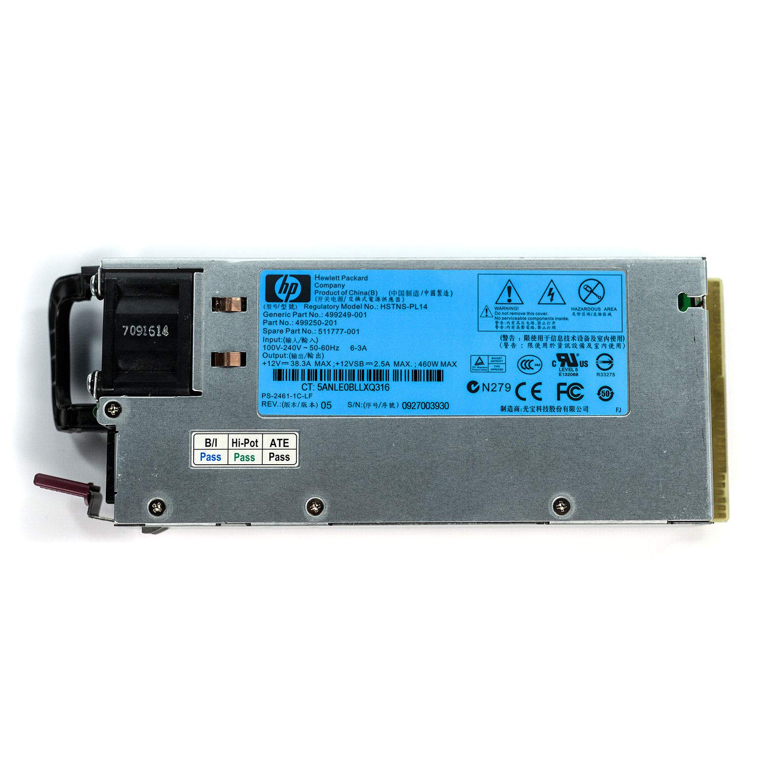 HP 460W Power Supply for G6 Proliant Server 499249-001