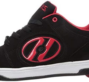 Heelys Men's Voyager Tennis Shoe, Black/Red, 10 M US