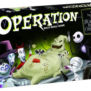 Operation Disney The Nightmare Before Christmas Board Game | Collectible Operation Game | Featuring Oogie Boogie & Nightmare Before Christmas Artwork, 1+ Players