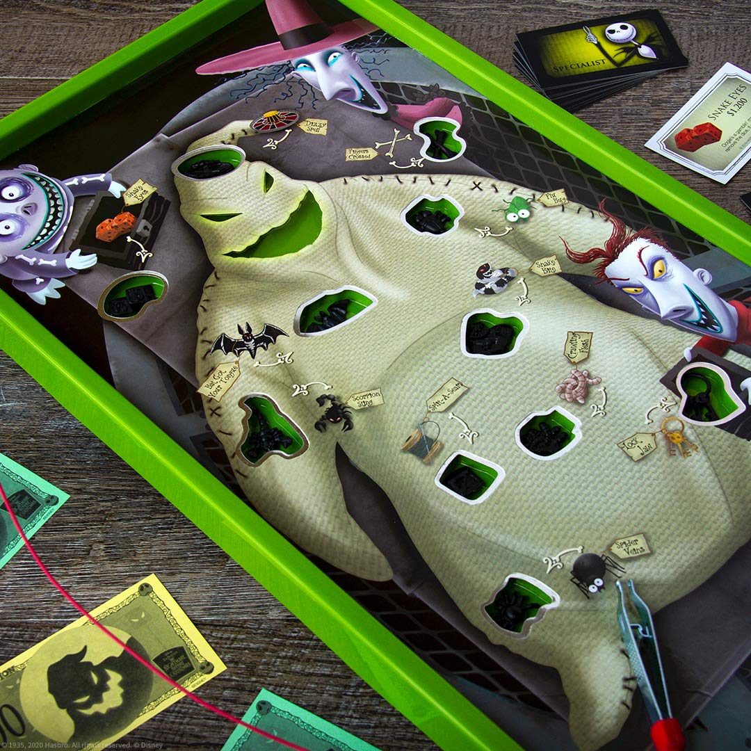 Operation Disney The Nightmare Before Christmas Board Game | Collectible Operation Game | Featuring Oogie Boogie & Nightmare Before Christmas Artwork, 1+ Players