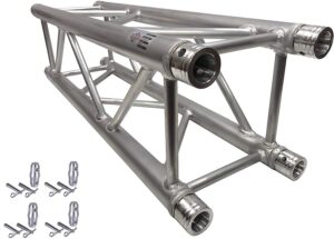 3.28ft 1 meter square aluminum dj light stand truss segment 290mm.x290mm. 11.42"x11.42". fits all major name brands! includes connection parts!