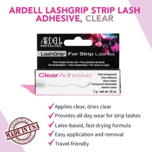 Ardell Lashgrip Strip False Lash Adhesive, Clear, 0.25 Oz x 2 Pack