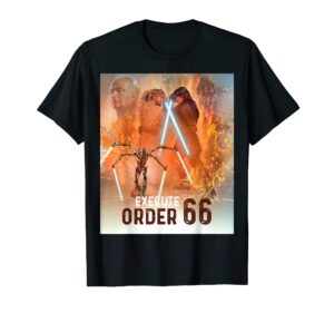 star wars celebration revenge of the sith order 66 t-shirt t-shirt