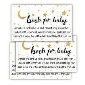 books for baby shower request cards (50 pack), baby shower invitation inserts.