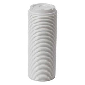 DuraCasa Dixie PerfecTouch WiseSize Coffee Design Insulated Paper Cup, 16oz Cups, Lids Drinking/Stirring Straws Bundle (16 oz, 50 Cups, 50 Lids 50 Straws)