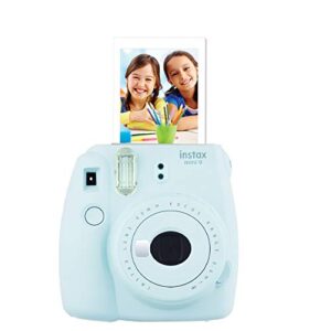 Fujifilm Instax Mini 9 Instant Film Camera (Ice Blue) - Fujifilm Instax Mini Instant Film, Twin Pack - Fujifilm Instax Mini Rainbow Film - Case for Fuji Mini Camera – Fuji Instax Accessory Bundle