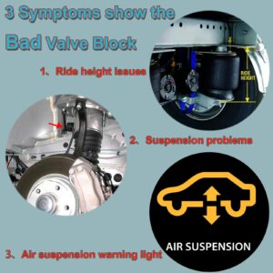 Ensun 2113200158 Air Suspension Control Valve Block Air Supply replacement for Mercedes CLS500 CLS550 E320 E350 E500 E55 E63 AMG