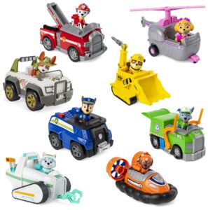 la pat' patrouille - vehicule + figurine - véhicule de 15 cm avec 1 figurine À collectionner pat' patrouille - paw patrol - 6052310 - jouet enfant 3 ans et + - modèle aléatoire