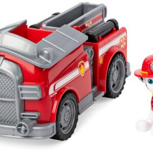 LA PAT' PATROUILLE - VEHICULE + FIGURINE - Véhicule de 15 cm Avec 1 Figurine À Collectionner Pat' Patrouille - Paw Patrol - 6052310 - Jouet Enfant 3 Ans et + - Modèle Aléatoire