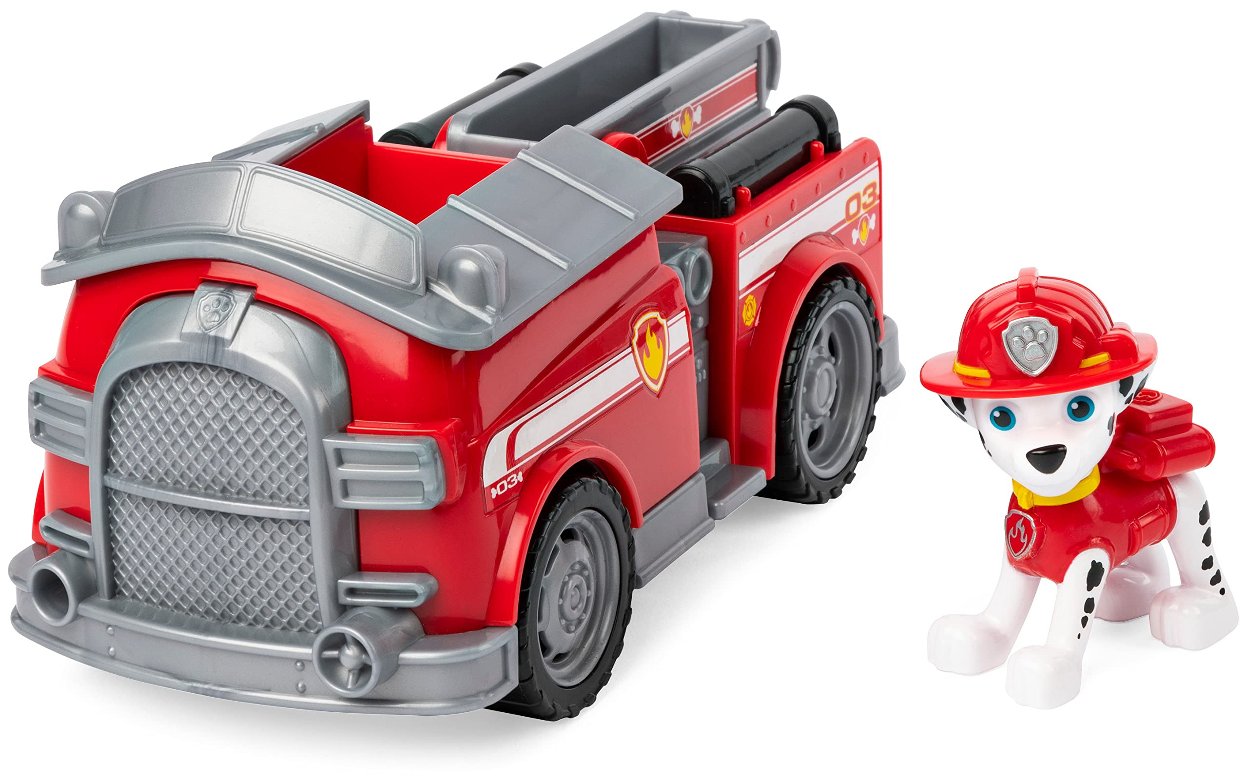 LA PAT' PATROUILLE - VEHICULE + FIGURINE - Véhicule de 15 cm Avec 1 Figurine À Collectionner Pat' Patrouille - Paw Patrol - 6052310 - Jouet Enfant 3 Ans et + - Modèle Aléatoire