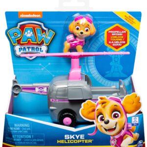 LA PAT' PATROUILLE - VEHICULE + FIGURINE - Véhicule de 15 cm Avec 1 Figurine À Collectionner Pat' Patrouille - Paw Patrol - 6052310 - Jouet Enfant 3 Ans et + - Modèle Aléatoire