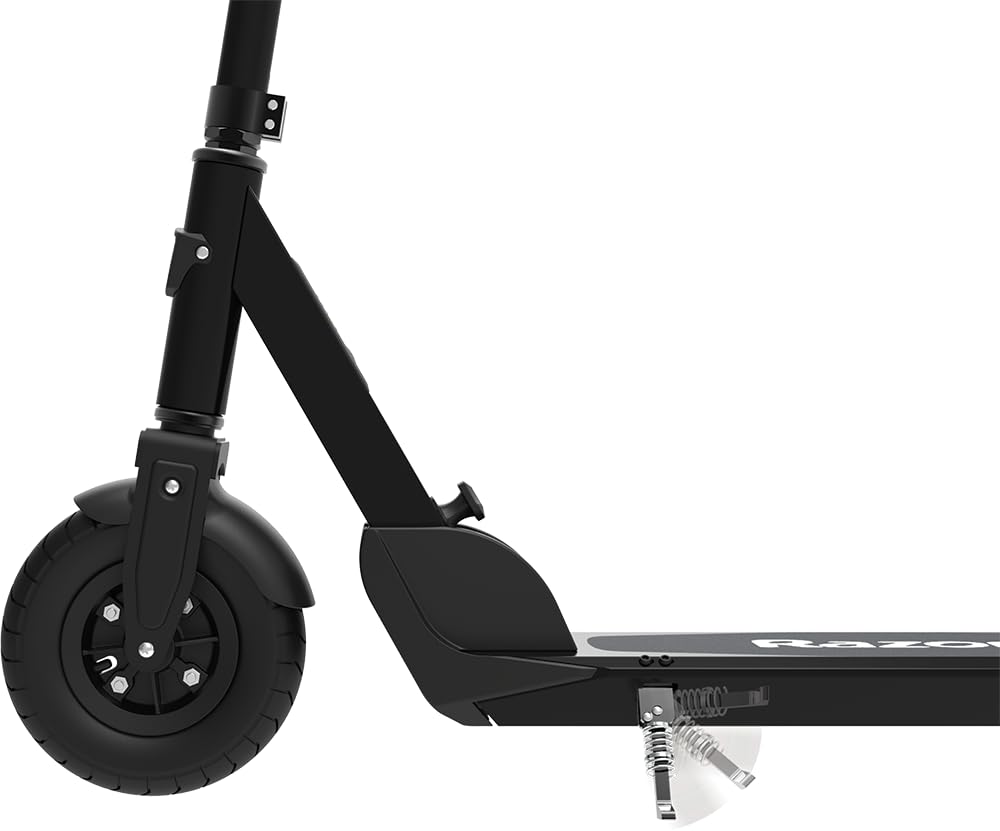 Razor E Prime Air Adult Electric Scooter - Up to 15 mph, 8" Air Filled Front Tire, Rear Wheel Drive, 250W Brushless Hub Motor, Lightweight Aluminum Frame, Anti-Rattle System, Foldable