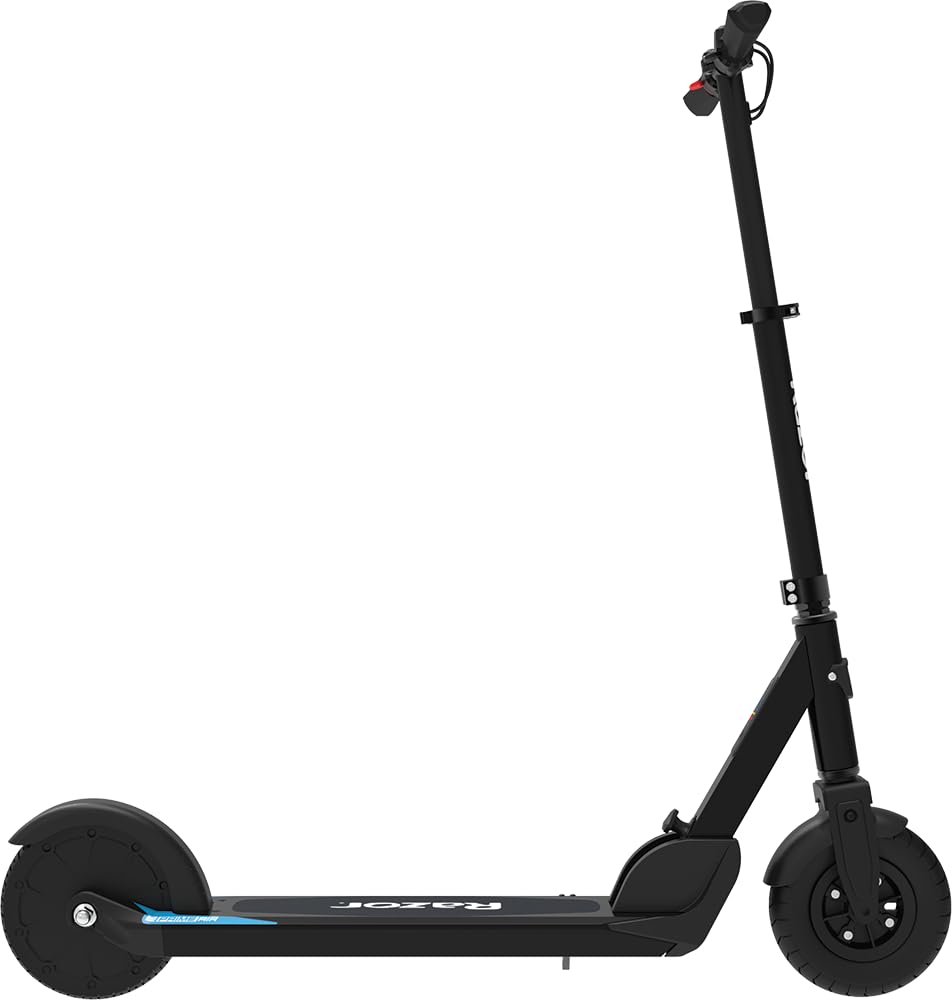 Razor E Prime Air Adult Electric Scooter - Up to 15 mph, 8" Air Filled Front Tire, Rear Wheel Drive, 250W Brushless Hub Motor, Lightweight Aluminum Frame, Anti-Rattle System, Foldable