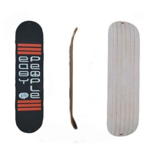 Easy People Skateboards TSP2 BU & RD Snow Skate Channelback Snow Skateboard with 2X Leash Snowskate Choose Color Option