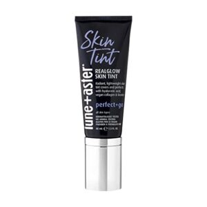 lune+aster realglow® skin tint - this light-diffusing skin tint covers and perfects with ultra-lightweight, customizable sheer to medium coverage for a naturally radiant look - porcelain