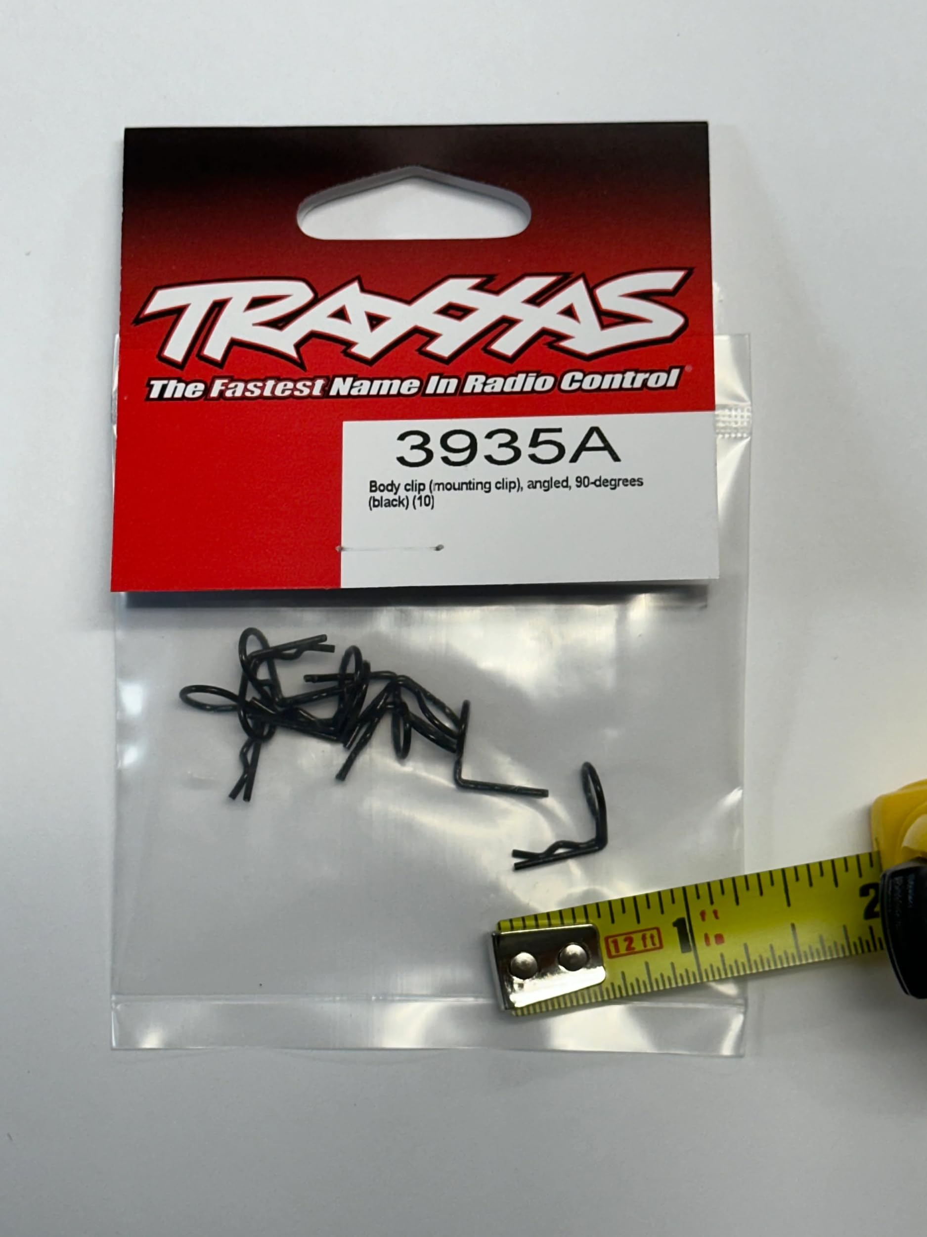 Traxxas 3935A Body Clip (Mounting Clip) Angled 90-Degrees (Black) Revo