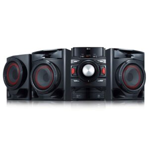 lg cm4590 xboom xboom bluetooth audio system with 700 watts total power, corded electric, black