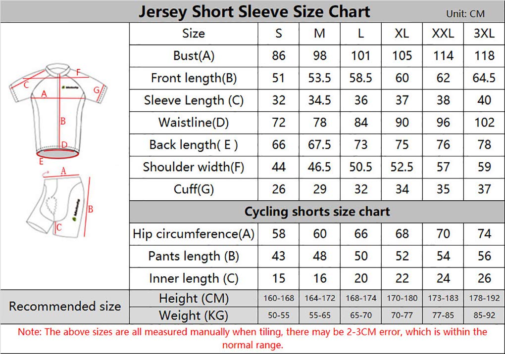 MOXILYN Cycling Jersey for Men Short Sleeve Bike Shirts Bicycle Team Clothes S-5XL