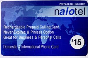 phone card for international & up to 415 domestic minutes, prepaid calling card for cell phones, home phones & payphones