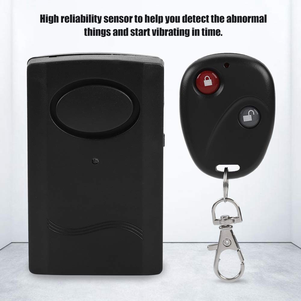 Sonew Wireless Anti-Theft Alarm with Remote, Motorcycle Security Alarm Vibration Sensor, 120dB Loud