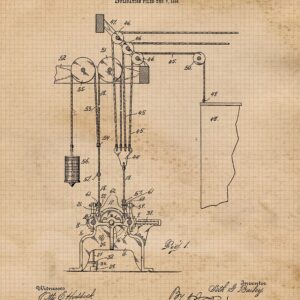 Vintage Theater Patent Prints, 4 (8x10) Unframed Photos, Wall Art Decor Gifts for Home Office Props Garage School College Drama Student Teacher Coach Director Producer Musical Stage Acting Movies Fans