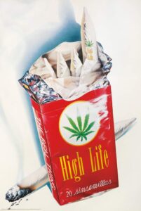 studio b high life marijuana weed pot joints cool wall decor art print poster 24x36
