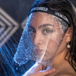 Showrshield - Keeps your face dry while your showering & shampooing. Any reason to keep your face dry while in the shower.