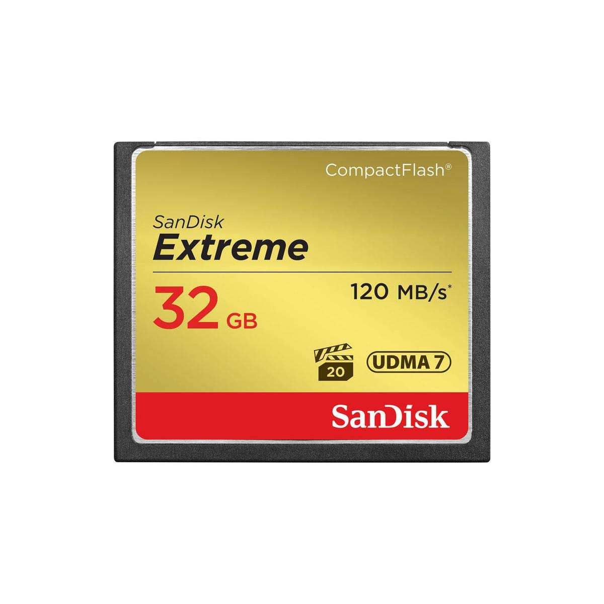 SanDisk SDCFXSB-032G-G46 CF Extreme Memory Card 32GB 120MB/S Class 10