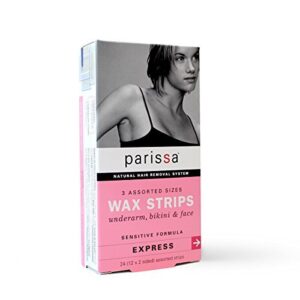 Parissa Assorted Size Wax Strips (24 strips), Pack Of 3