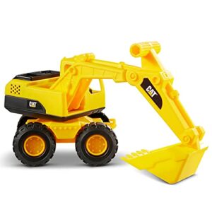cat construction 15" excavator | super-sized kids outdoor toy | real working parts & articulated parts | ideal toys for 3 year old boys | cat construction toys