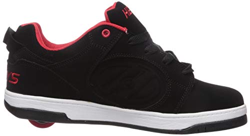 Heelys Men's Voyager Tennis Shoe, Black/Red, 12 M US