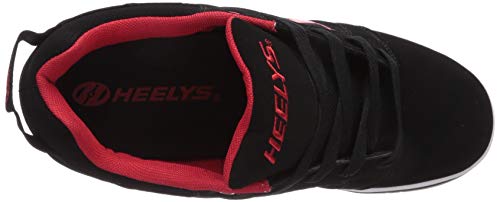 Heelys Men's Voyager Tennis Shoe, Black/Red, 12 M US