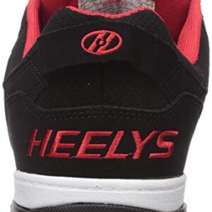 Heelys Men's Voyager Tennis Shoe, Black/Red, 12 M US