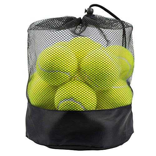 Tebery 20 Pack Green Advanced Training Tennis Balls Beginner Practice Ball, Pet Dog Playing Balls, Come with Mesh Bag for Easy Transport (Green)