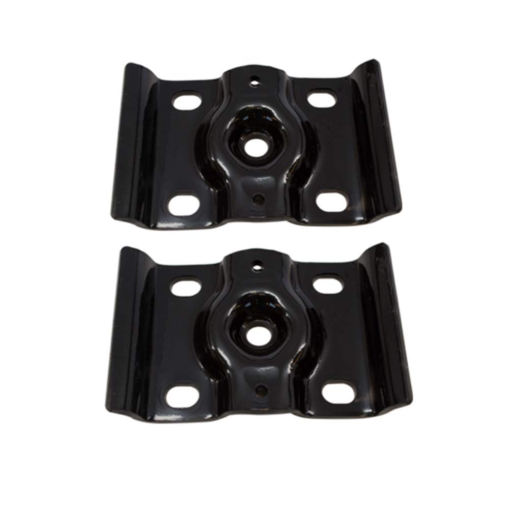 Pair Rear Suspension Axle Leaf Spring U-Bolt Counter Top Plate Bracket Fit for 1999-2010 Ford F-250 F350 Super Duty Excursion